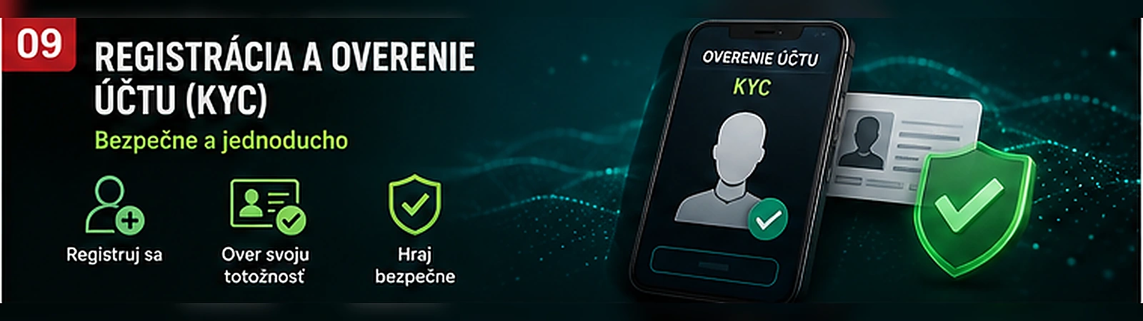 Registrácia a overenie účtu (KYC) v online kasíne